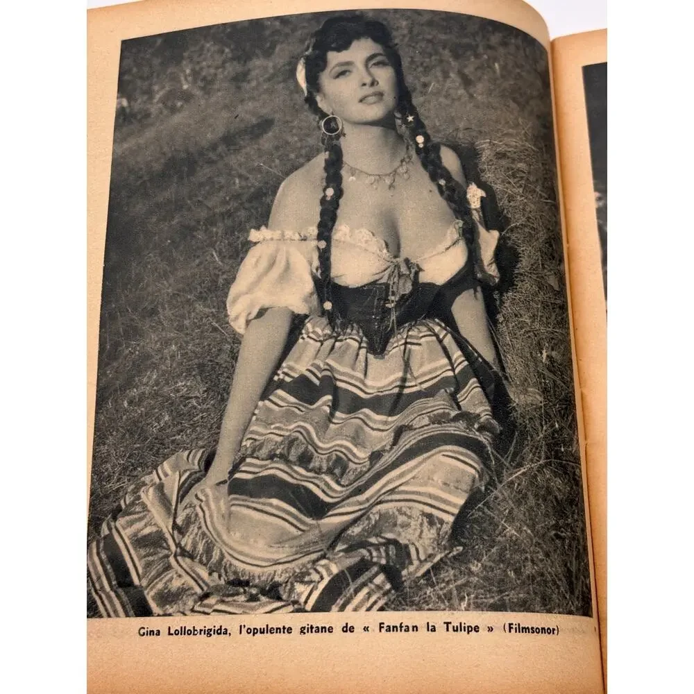 Enquetes Cinema et Sexualite Vintage French Magazine 1950s Martine Carol Pin Up